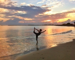 Denia sunrise on yoga retreat