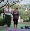 Yoga outside in Altea