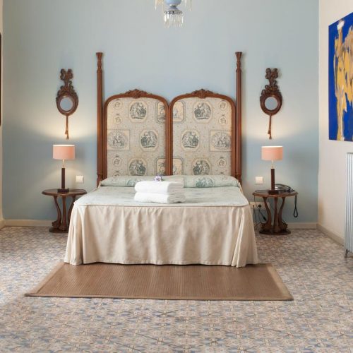 Yoga holiday bedroom spain