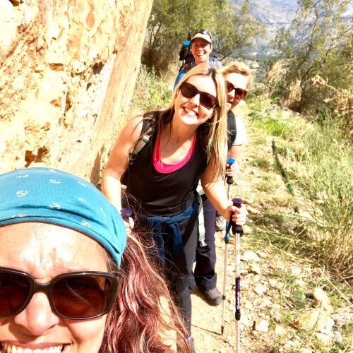 Guests on Yoga Hiking Holidays, Spain