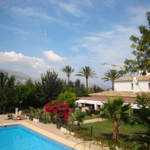 yoga walking holidays pool